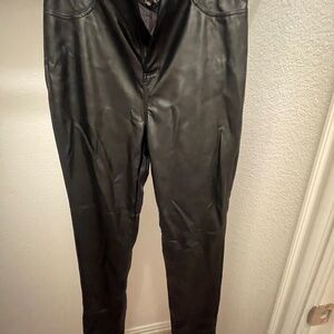 Size XL SHINESTAR Pleather Pants